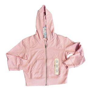 NWT Cat & Jack Soft Pink Kids Zip-Up Hoodie Size S(6/7)